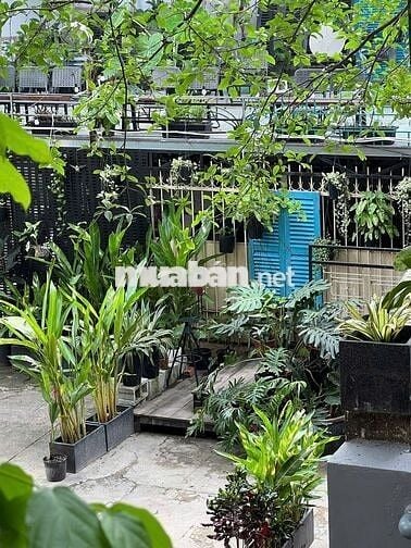 CHO THUÊ BIỆT THỰ SÂN VƯỜN 158 XVNT, QBT, DT 22x18M, TRỆT 1 LẦU, 80TR