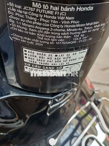 Future 2024 chính chủ. Xe còn rất mới.bán rẻ 31tr5