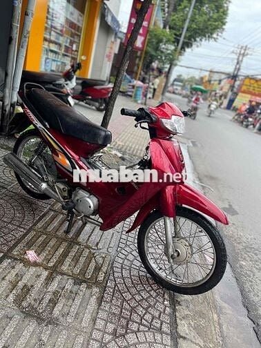 Honda Wave LD màu Đỏ biển 61 xe đẹp máy êm gtdd ạ