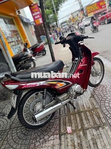 Honda Wave LD màu Đỏ biển 61 xe đẹp máy êm gtdd ạ