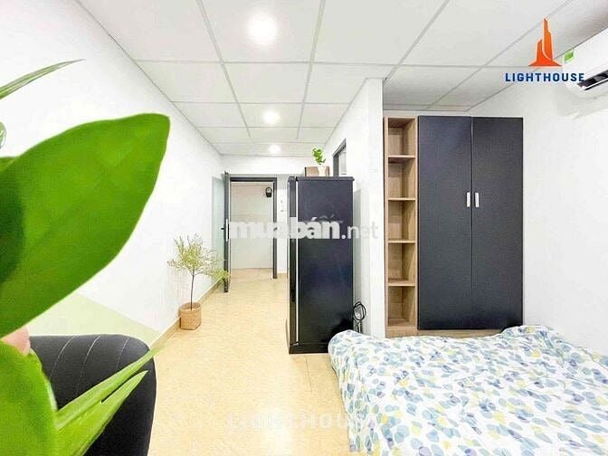 STUDIO BAN CÔNG FULL NỘI THẤT NGAY QUANG TRUNG - CHỢ HẠNH THÔNG TÂY