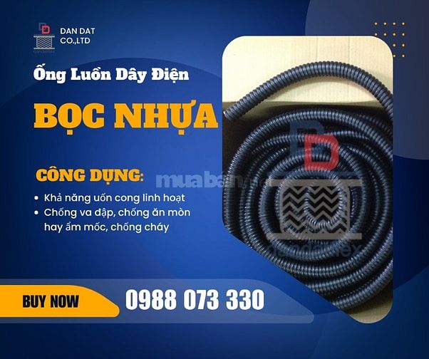 Ống Ruột Gà Inox, Ống Ruột Gà Bọc Lưới, Ống Luồn Dây Điện Bọc Nhựa Pvc