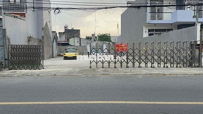 đất mặt tiền 6*26 vuông vức đẹp khu vực sầm uất