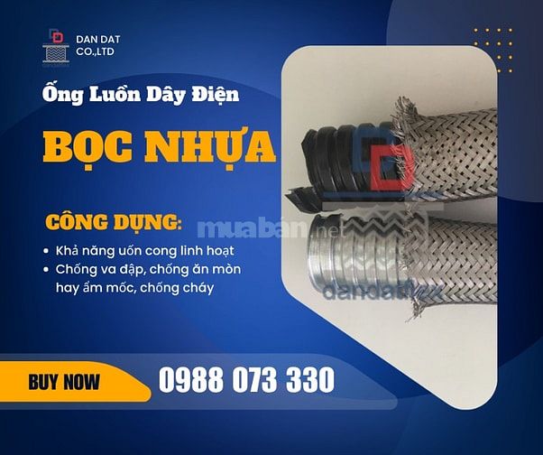 Ống Ruột Gà Inox, Ống Ruột Gà Bọc Lưới, Ống Luồn Dây Điện Bọc Nhựa Pvc