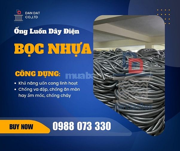 Ống Ruột Gà Inox, Ống Ruột Gà Bọc Lưới, Ống Luồn Dây Điện Bọc Nhựa Pvc