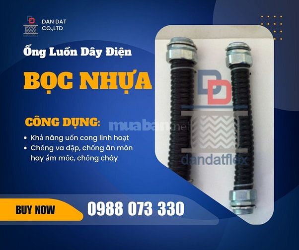 Ống Ruột Gà Inox, Ống Ruột Gà Bọc Lưới, Ống Luồn Dây Điện Bọc Nhựa Pvc