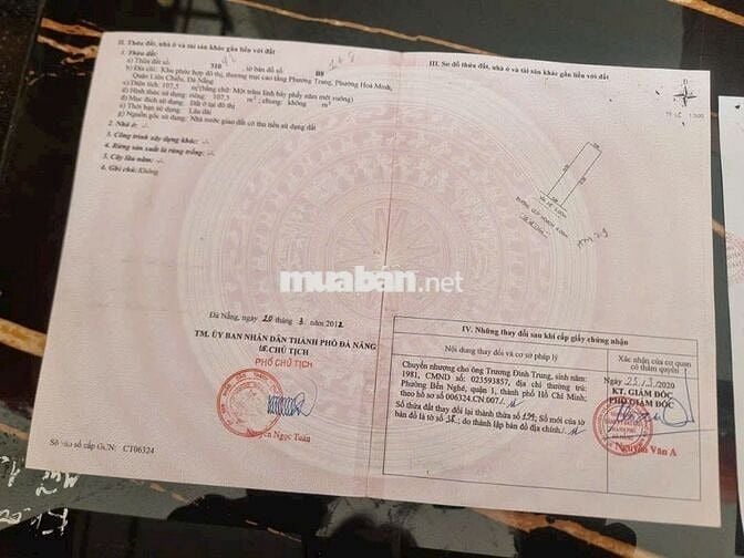 🏩 Bán đất mt đường 6m Hòa Minh 25, 108m2, 6.x tỷ tl