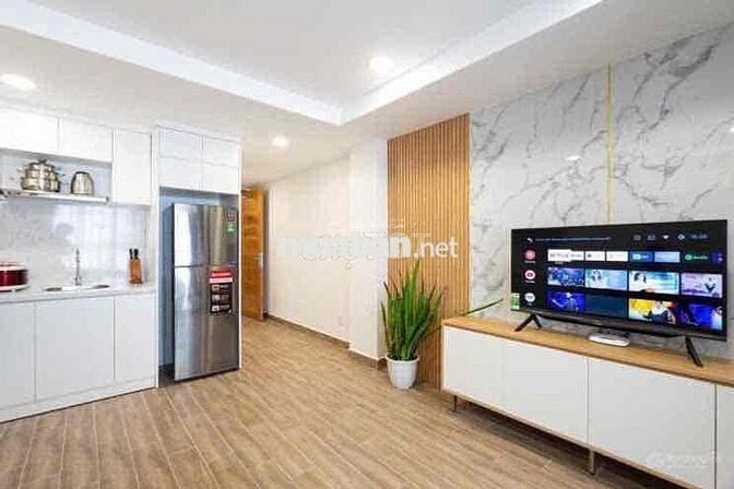 Cho thuê căn hộ 1PN quận 1 Trần Hưng Đạo full nội thất cửa sổ thoáng