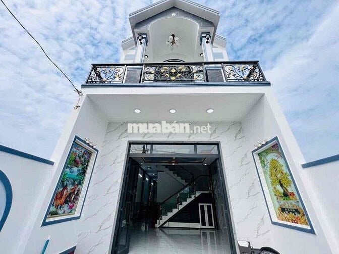 Bán nhà mặt tiền đường Đoàn Văn Diệu. cách chợ Bình Chánh 15p