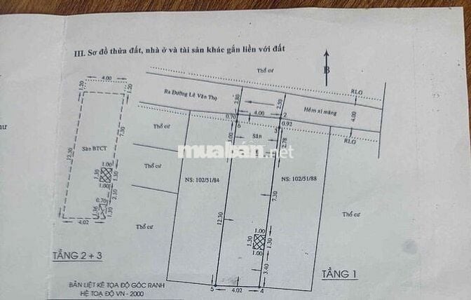 Bán Nhà Chính Chủ Lê Đức Thọ, 4x16,xe hơi tới nhà giá rẻ nhất 6,55T TL
