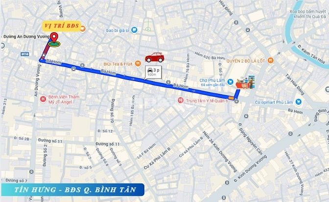Bán nhà mới hẻm ô tô, An Dương Vương, 4 x 17m, 4.5 tấm, 7.8 tỷ.