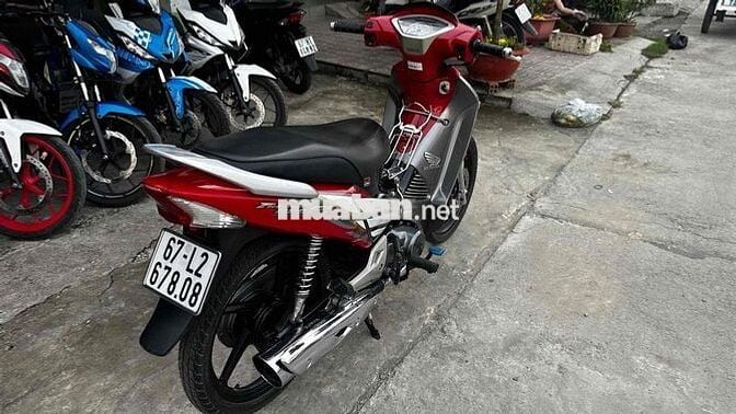 Honda Future fi 2008 đỏ đen ( hỗ trợ góp )