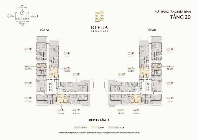 Duplex sở hữu bể bơi riêng tại dự án chung cư Rivea Hà Nội