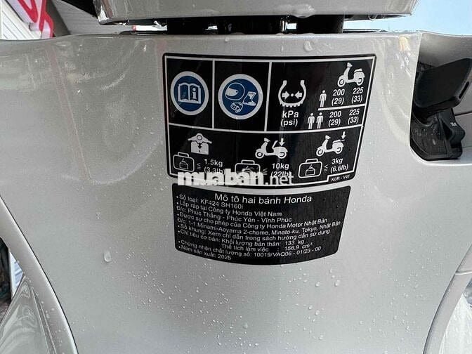 Sh160cbs 2025 chuẩn 1700km như xe thùng