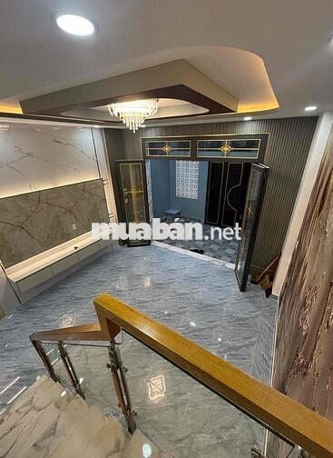 bán nhà ngay gần ngã 3 tân kim bình chánh QL 50 nhà 2 lầu