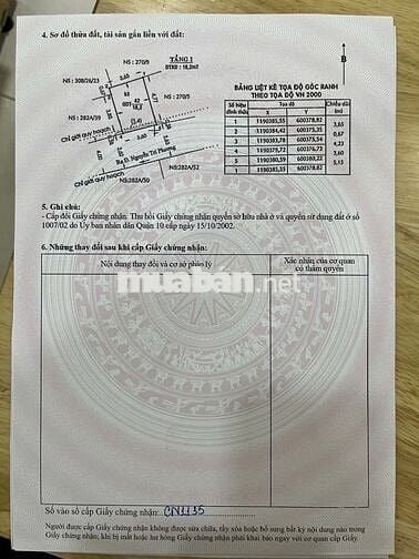 NHÀ 282A/ NGUYỄN TRI PHƯƠNG Q10, HẺM 4M, 3 TẦNG, CHỈ 4.98 TỶ Ở NGAY