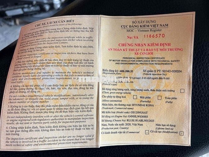 Hyundai Kona 2020  [ XE ĐẸP + Bảo Dưỡng Hãng ]