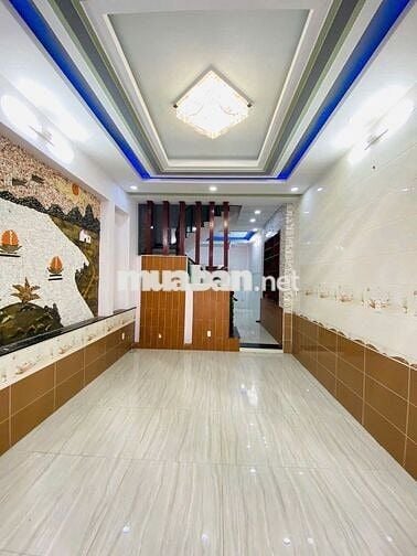 Nhà 4 tầng Hẻm 8m - hẻm 413 Lê Văn Quới - 4 x 15 - Nhà Mới - 15tr.