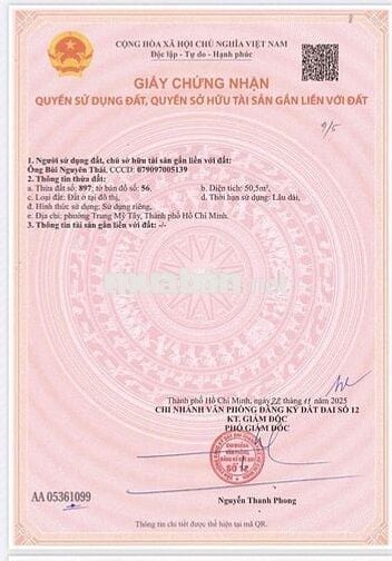 BÁN LÔ ĐẤT ĐẸP HẺM 973 ĐƯỜNG NGUYỄN ẢNH THỦ PHƯỜNG TÂN CHÁNH HIỆP QUẬN