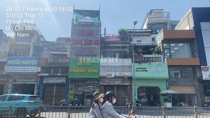 Bán nhà MT 81 LÝ THÁI TỔ P1Q10 4 TẦNG