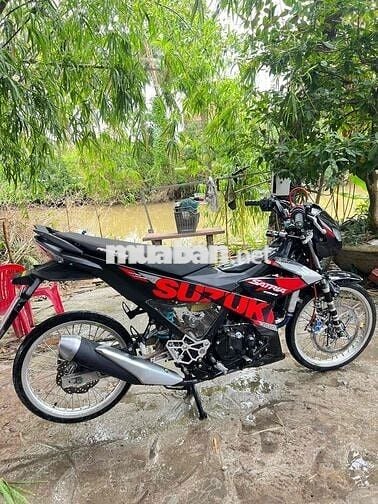Suzuki Satria 150 Kiểng Đỏ đen bóng