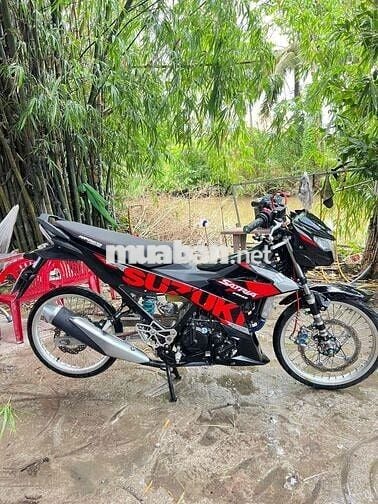 Suzuki Satria 150 Kiểng Đỏ đen bóng