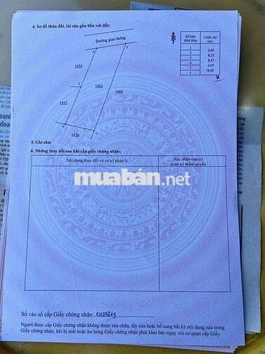 Đất Thổ Cư Ấp 2 Sông Trầu 100m2, 6x17m, 750tr full thổ cư