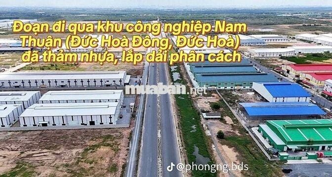 Lô Đất Ngợp MT Đường ĐT 823d- Liền Kề TT Đức Hòa và KCN Hải Sơn.