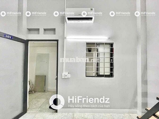 Duplex sẵn máy lạnh gác cao cách Đại Học Văn Hiến 9P đi xe
