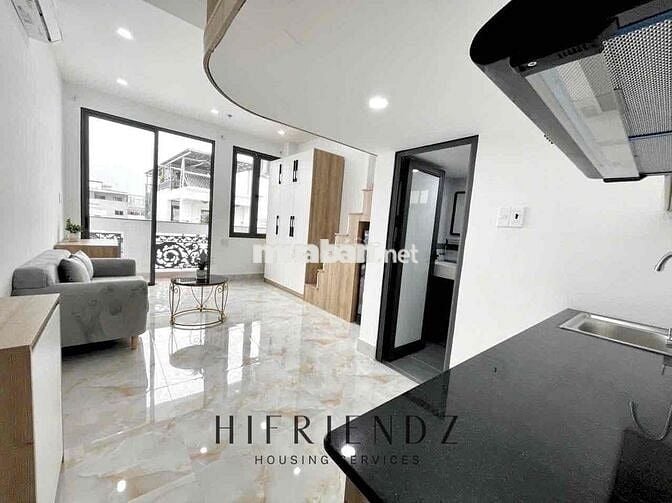 DUPLEX BAN CÔNG FULL NỘI THẤT CAO CẤP NGAY GẦN NGÃ TƯ BỐN XÃ