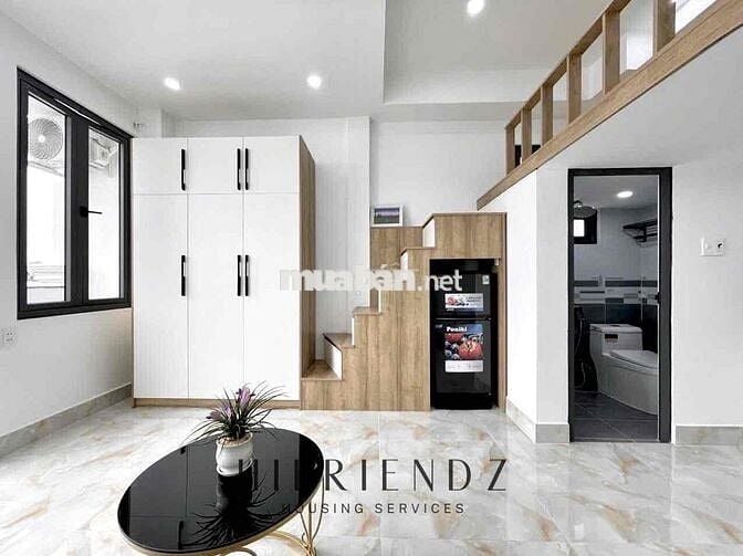 DUPLEX BAN CÔNG FULL NỘI THẤT CAO CẤP NGAY GẦN NGÃ TƯ BỐN XÃ