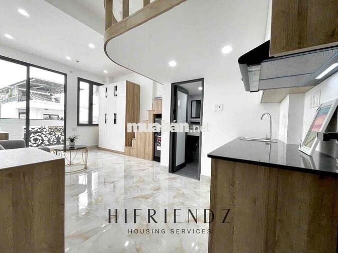 DUPLEX BAN CÔNG FULL NỘI THẤT CAO CẤP NGAY GẦN NGÃ TƯ BỐN XÃ