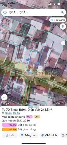 Đất khu vực ẩm thực đông nhất Dĩ An