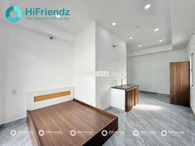 CHO THUÊ 1 PHÒNG NGỦ TÁCH BẾP BAN CÔNG NGAY VƯỜN LÀI CÁCH ĐH NTTU 300M