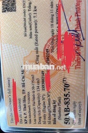 Yamaha Exciter 135 Đen Bạc