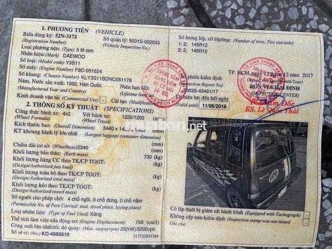 Daewoo Matiz 1992 - 120000 km