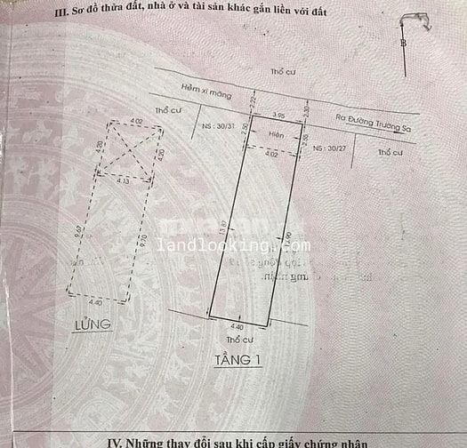 Bán nhà 30/29 Trường Sa, phường 17, Bình Thạnh(1trệt 1lửng)