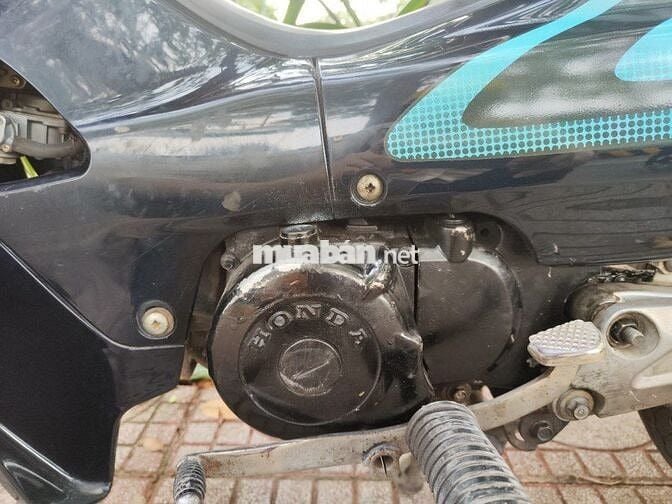 Wave nhỏ lốc đen, chữ cong, tem 2 phẩy rin