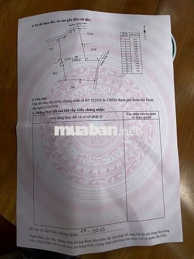 Cần bán ５００ｍ２ cuối hẻm 451 Ymon, phường Buôn ma thuột