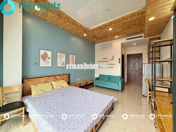 ✅Studio 45m2 balcony full nội thất gần Bùi Viện, chợ Bến Thành