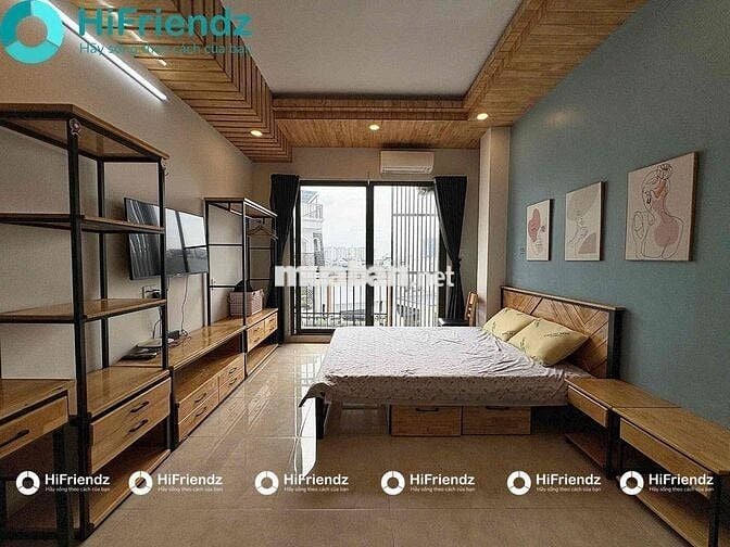✅Studio 45m2 balcony full nội thất gần Bùi Viện, chợ Bến Thành