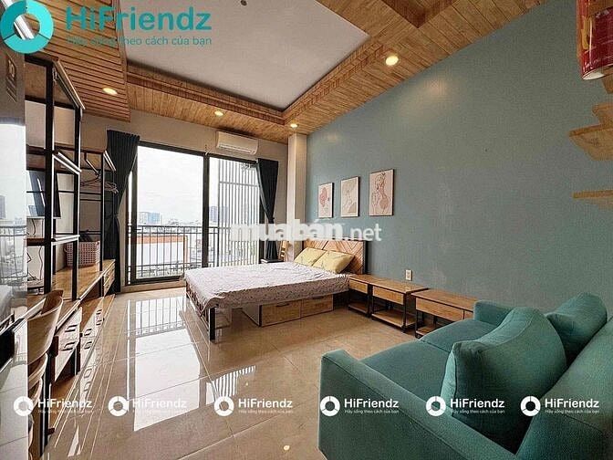 ✅Studio 45m2 balcony full nội thất gần Bùi Viện, chợ Bến Thành