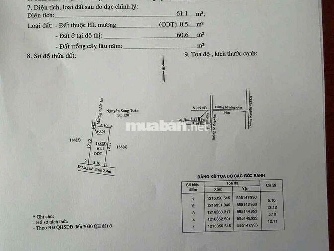 Đất Chánh Mỹ Gần Cầu Bà Cô ( Chánh Hiệp TPHCM)