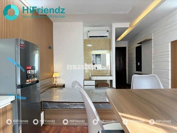 Căn Hộ Cao Cấp Studio 40m2 Ban Công Full Nội Thất Khu Trung Tâm Gần Q1
