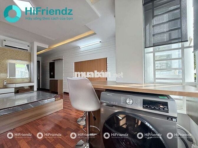 Căn Hộ Cao Cấp Studio 40m2 Ban Công Full Nội Thất Khu Trung Tâm Gần Q1