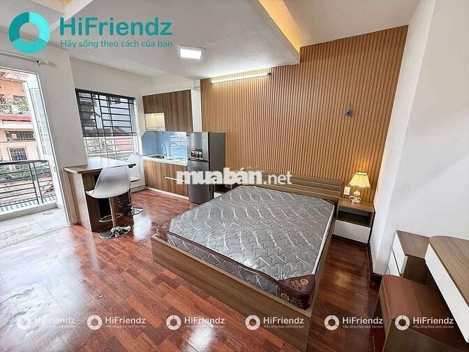 Căn Hộ Cao Cấp Studio 40m2 Ban Công Full Nội Thất Khu Trung Tâm Gần Q1