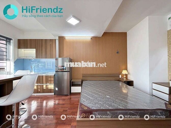 Căn Hộ Cao Cấp Studio 40m2 Ban Công Full Nội Thất Khu Trung Tâm Gần Q1