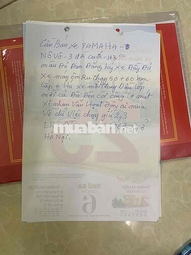 Xe Yamaha Nouvo-3 đời cuối 113cc màu đỏ đun