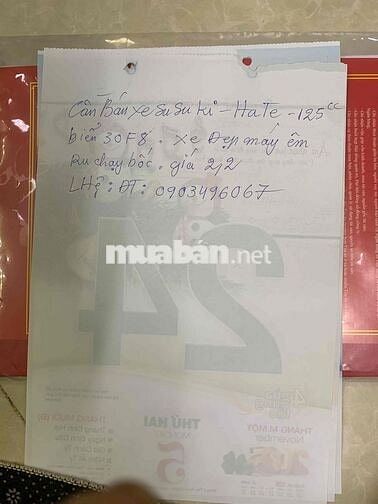 Xe Suzuki Hayate 125cc màu đen