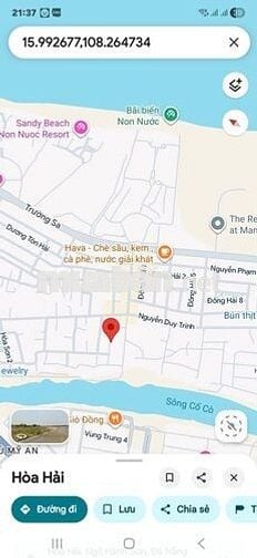 Chào Bán Lô Đất Khu Đông Hải - Đấu lưng với Nguyễn Thức Đường